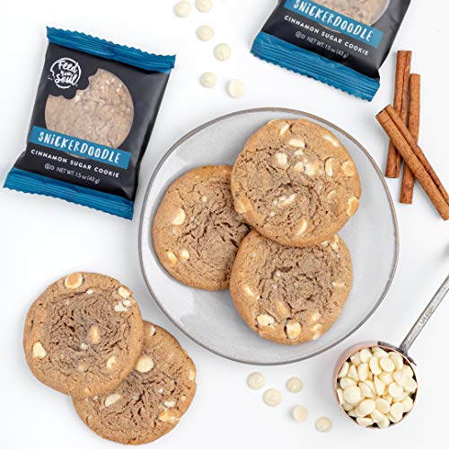 Feed Your Soul Snickerdoodle Cookies, 60 Count Individually Wrapped