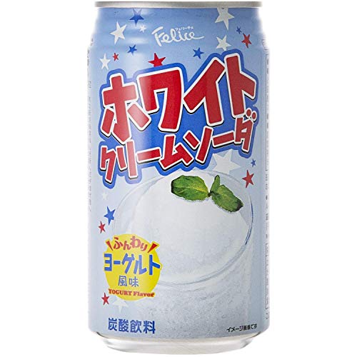 Felice Carbonated Beverage White Cream Soda Yogurt Flavored 6 P
