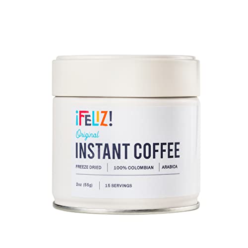 Feliz Ethically Sourced Original Instant Coffee | 100% Freeze Dr