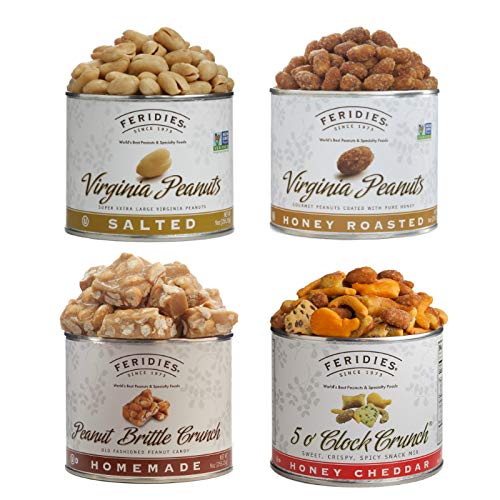 Feridies Assorted Snack Nut Gift Pack Salted And Honey Roasted V