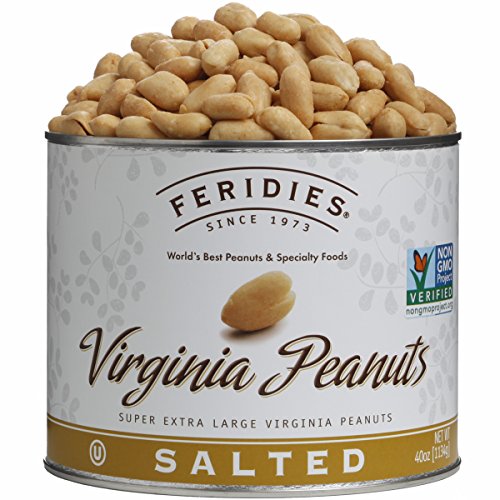 Feridies Salted Super Extra Large Virginia Peanuts - 40Oz Vacuum