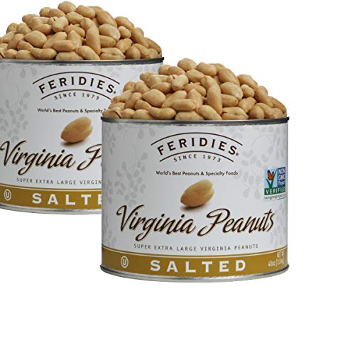 Feridies Salted Super Extra Large Virginia Peanuts 40Oz Vacuum S