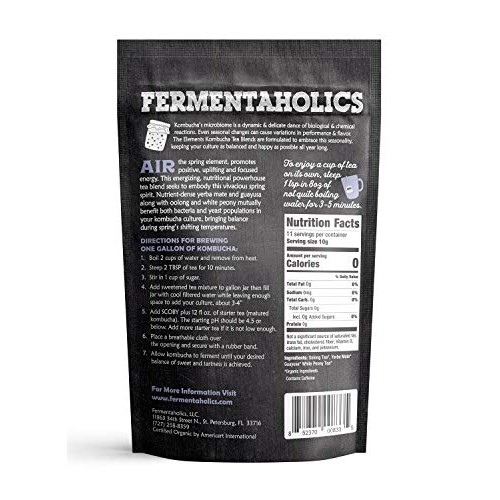 Fermentaholics - Element Kombucha Tea Blends | Usda Certified Or