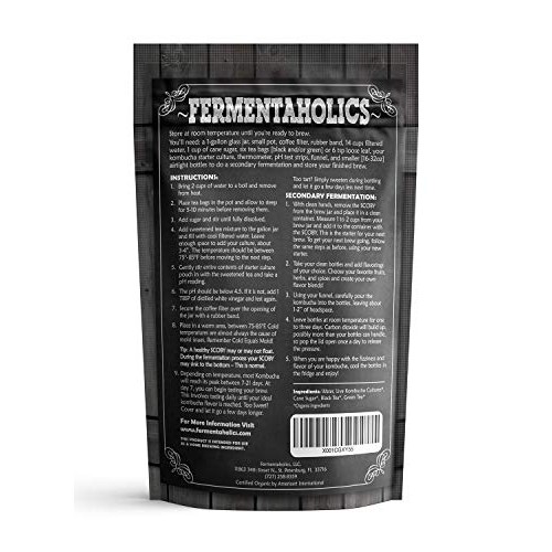 Fermentaholics Organic Kombucha Scoby With Twelve Ounces Of Star
