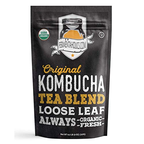 Fermentaholics Usda Certified Organic Kombucha Tea Blend 8 Oz |