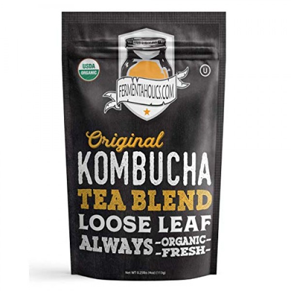 Fermentaholics USDA Certified Organic Kombucha Tea Blend 4 oz | ...
