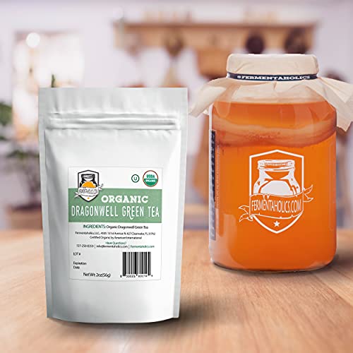 Fermentaholics Usda Certified Organic Loose Leaf Dragonwell Gree