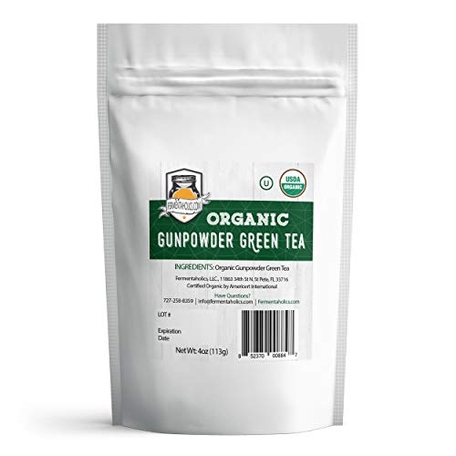 Fermentaholics Usda Certified Organic Loose Leaf Gunpowder Green