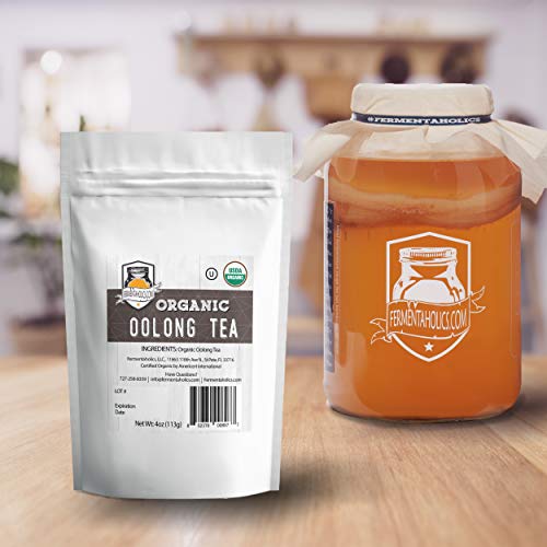 Fermentaholics Usda Certified Organic Loose Leaf Oolong Tea - Pe