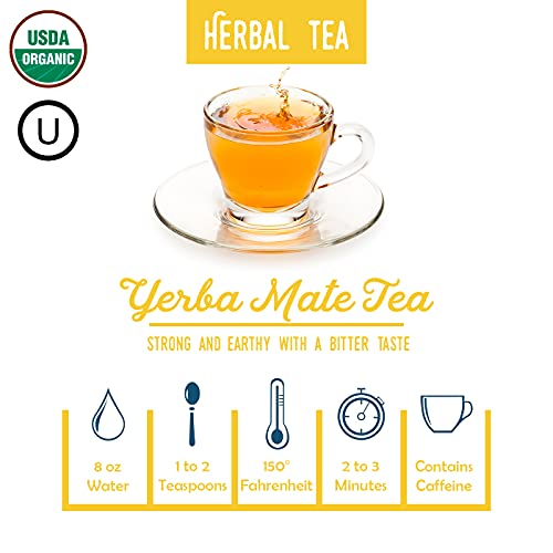 Fermentaholics USDA Certified Organic Loose-Leaf Yerba Mate Tea ...