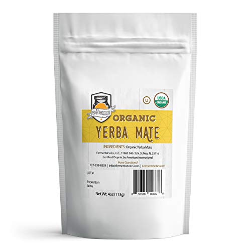 Fermentaholics USDA Certified Organic Loose-Leaf Yerba Mate Tea ...