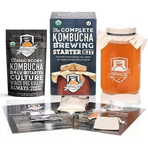 The Complete Kombucha Brewing Starter Kit | Fermentaholics Usda