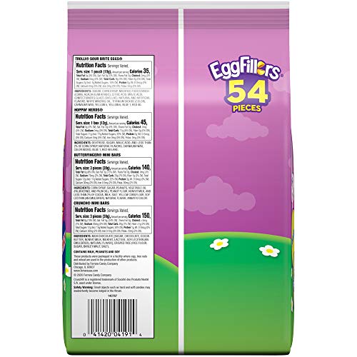 Trolli, Assorted Easter Egg Fillers Chocolate And Sugar Mix, 21.