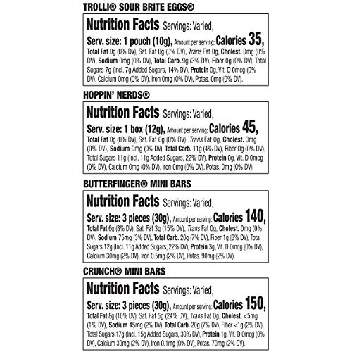 Trolli, Assorted Easter Egg Fillers Chocolate And Sugar Mix, 21.