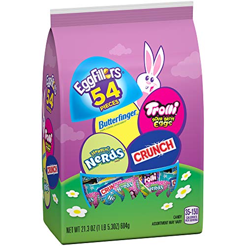 Trolli, Assorted Easter Egg Fillers Chocolate And Sugar Mix, 21.