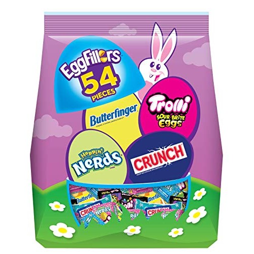 Trolli, Assorted Easter Egg Fillers Chocolate And Sugar Mix, 21.