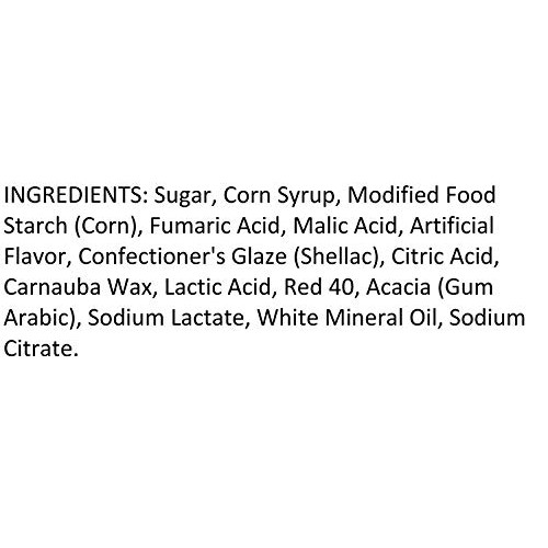 Cherry Sours Candy, 1 Lb - Approx 148 Pcs