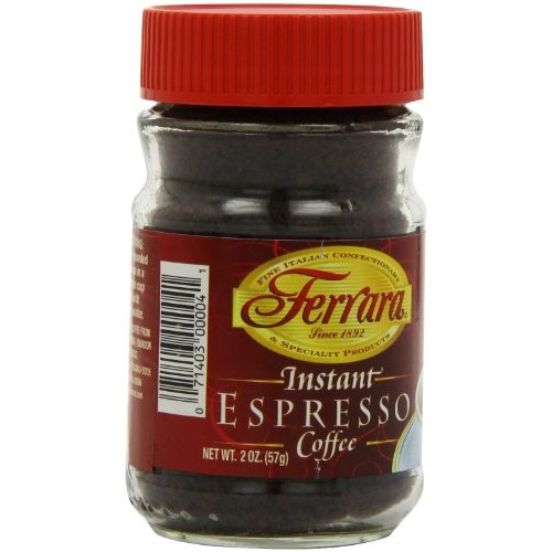 Ferrara Instant Espresso Coffee, 2-Ounce Glass Jars Pack Of 6