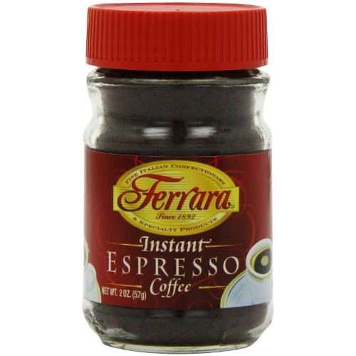 Ferrara Instant Espresso Coffee, 2-Ounce Glass Jars Pack Of 6