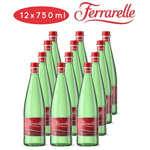 Ferrarelle - Sparkling Natural Mineral Water - 750 Ml 12 Glass