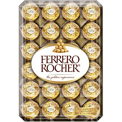 Ferrero Rocher Fine Hazelnut Chocolates, Chocolate Gift Box, Dia