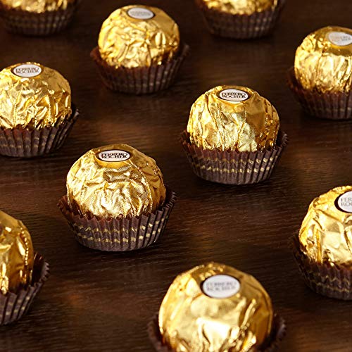 Ferrero Rocher Fine Hazelnut Milk Chocolate, 3 Count Individuall