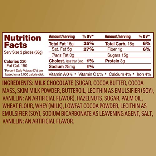 Ferrero Rocher Fine Hazelnut Milk Chocolate, 3 Count Individuall