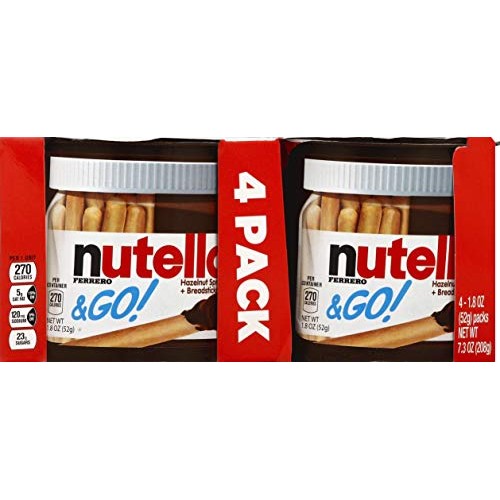 Ferrero Usa Inc Nutella &Amp; Go Hazelnut Spread And Breadsticks, 7.