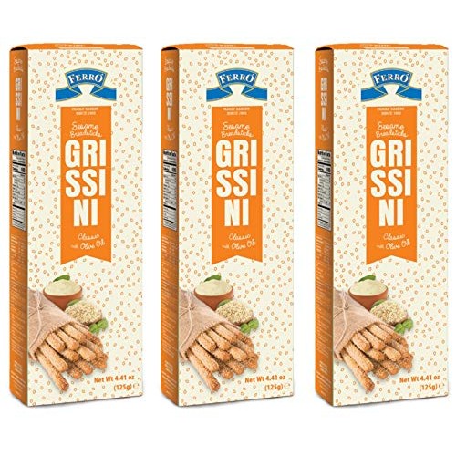 Ferro Greek Traditional Sesame Breadsticks Classic With Extra Vi