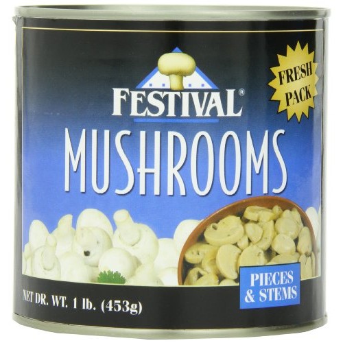 Festival Mushrooms Pieces And Stems Fresh Pack, 16-Ounce Pack O