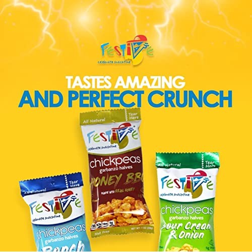 Feel Festive Chickpea Garbanzo Beans Healthy Snack - Crunchy Bal...