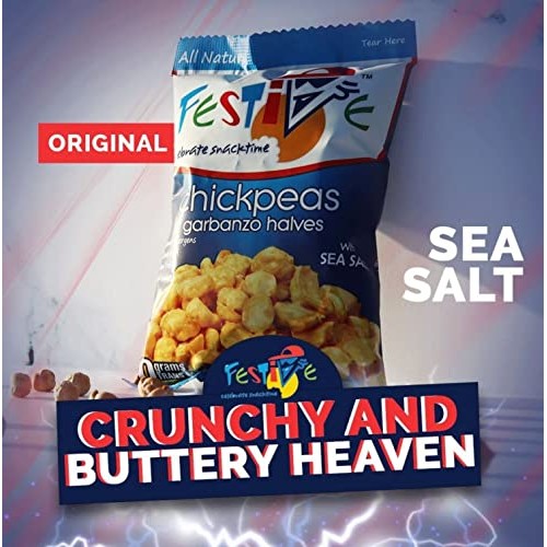 Feel Festive Chickpea Garbanzo Beans Healthy Snack - Crunchy Bal...