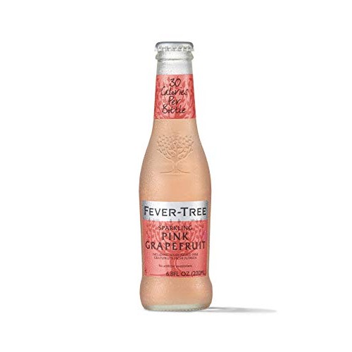 Fever-Tree Sparkling Pink Drink Glass Bottles, No Artificial Swe
