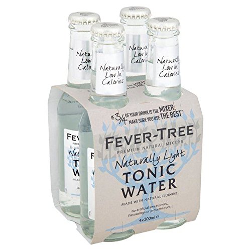 Fever-Tree Naturally Light Tonic Water - 4 X 200Ml 27.05Fl Oz