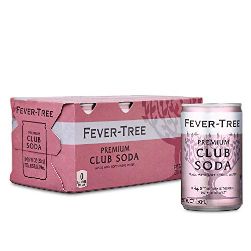 Fever-Tree Premium Club Soda Cans, No Artificial Sweeteners, Fla