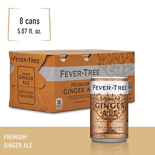 Fever-Tree Premium Ginger Ale Cans, No Artificial Sweeteners, Fl