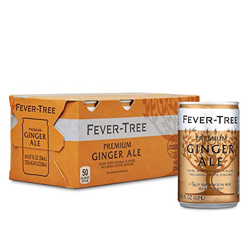 Fever-Tree Premium Ginger Ale Cans, No Artificial Sweeteners, Fl