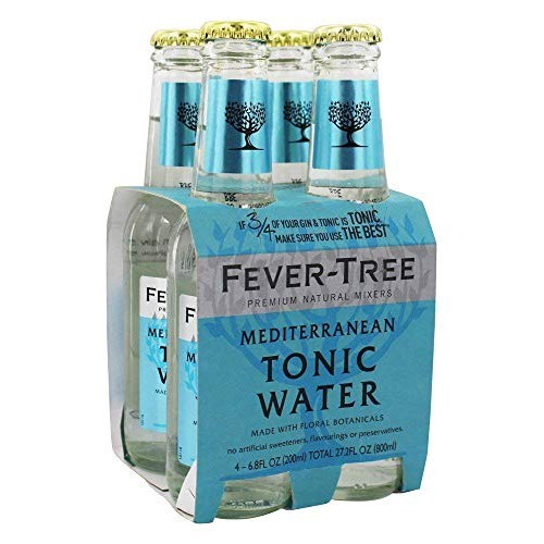 Fever-Tree - Premium Mediterranean Tonic Water Mixers - 4 Bottles