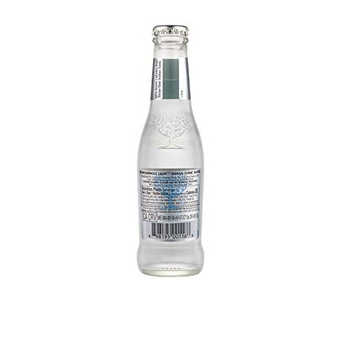 Fever-Tree Refreshingly Light Tonic Water, 6.8 Fl Oz Glass Bottl