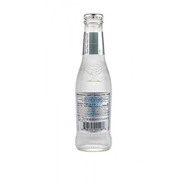 Fever-Tree Refreshingly Light Tonic Water, 6.8 Fl Oz Glass Bottl...
