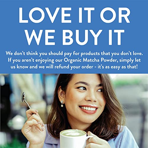 FGO Organic Matcha Green Tea Powder, Japanese Culinary Grade, Re...