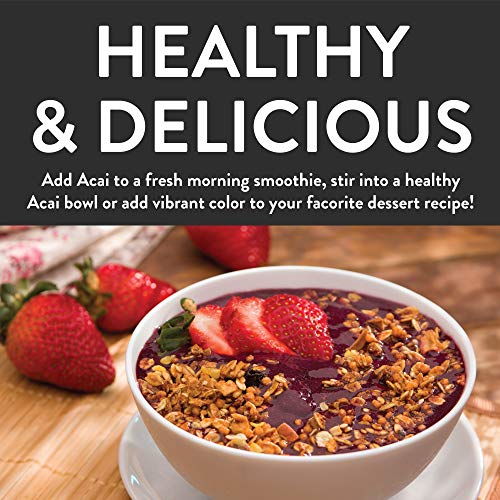 Organic Acai Powder Freeze-Dried | 4Oz Resealable Kraft Bag |