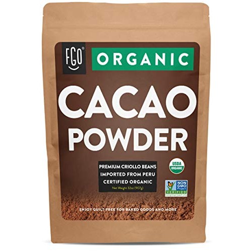 Organic Cacao Powder | Premium Criollo Beans from Peru | 32oz Re...