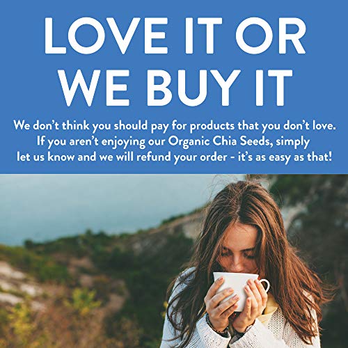 Organic Chia Seeds | Imported From Paraguay | 8Oz Resealable Bag