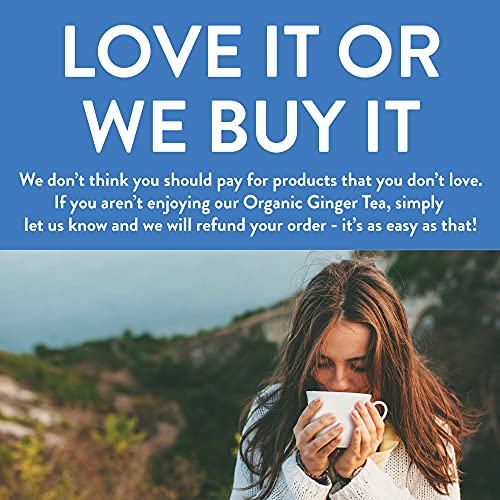 Organic Ginger Tea Bags | 20 Tea Bags | Eco-Conscious Tea Bags I