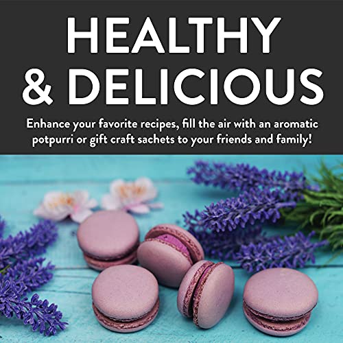 Organic Lavender Flowers Dried | Perfect For Tea, Baking, Lemona