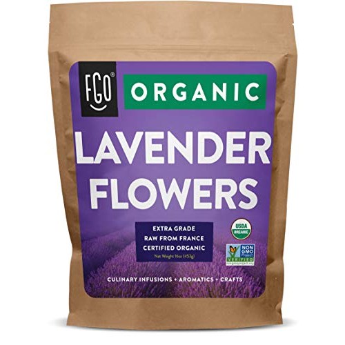 Organic Lavender Flowers Dried | Perfect For Tea, Baking, Lemona