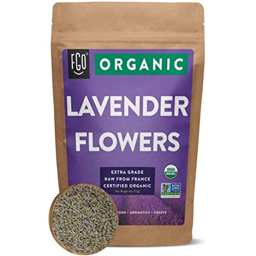 Organic Lavender Flowers Dried | Perfect For Tea, Baking, Lemona