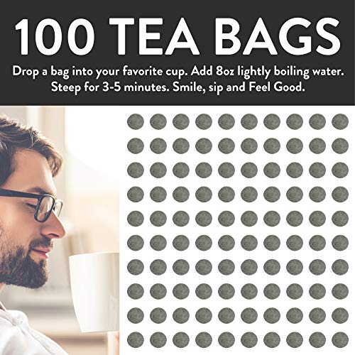 Organic Moroccan Mint Green Tea Bags | 100 Tea Bags | Eco-Consci