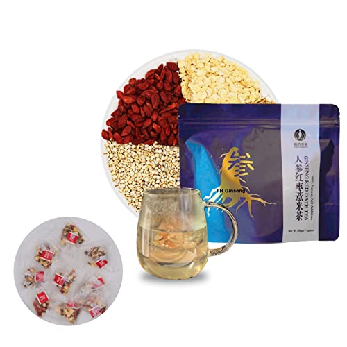 FH Ginseng-Ginseng Red Date Tea - Pure Natural Wellness herbal d...